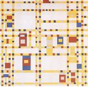 Piet Mondrian Broadway Boogie-Woogie (mk09) painting